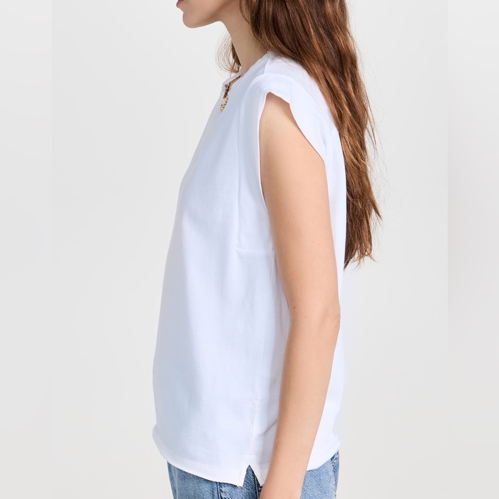 rag & bone Mix Media Muscle Tee - Picture 7 of 7
